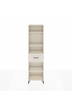 Arges Dolap 4 Raflı Tek Çekmeceli 60x30x221 Aytaşı-Aytaşı