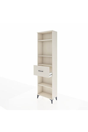 Arges Dolap 4 Raflı Tek Çekmeceli 60x30x221 Aytaşı-Aytaşı