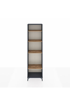 Arges Dolap 4 Raflı 60x30x221 Antrasit-Çam