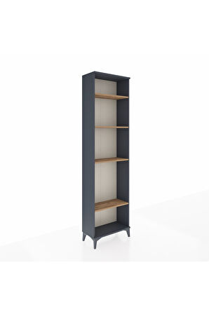 Arges Dolap 4 Raflı 60x30x221 Antrasit-Çam