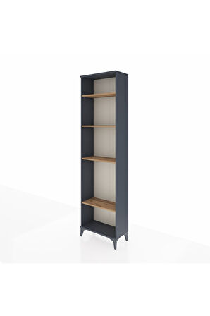 Arges Dolap 4 Raflı 60x30x221 Antrasit-Çam