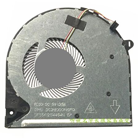 Hp 15-DW2021NT, 15-DW2022NT, 15-DW2024NT, 15-DW2025NT, 15-DW2026NT, 15-DW2027NT Uyumlu Fan Soğutucu