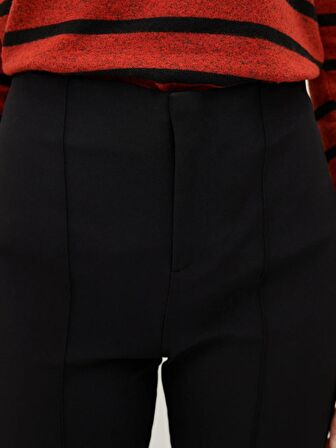 Kadın Dar Fit Düz Pantolon