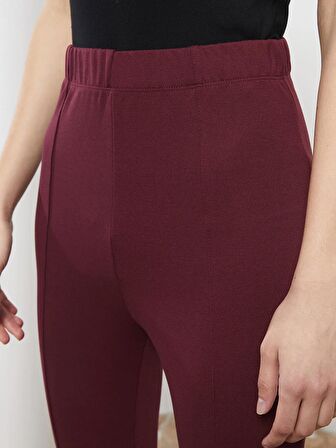 Kadın Beli Lastikli Düz Eşofman Altı