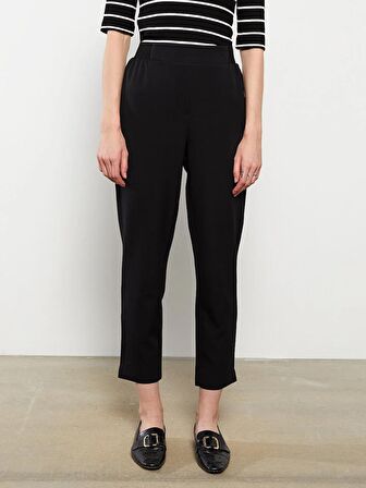 Kadın Standart Fit Düz Pantolon