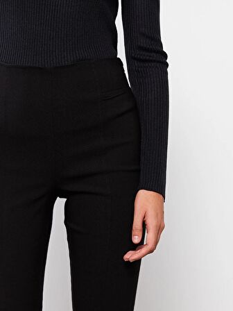 Kadın Standart Fit Düz Pantolon