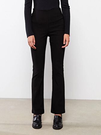 Kadın Standart Fit Düz Pantolon