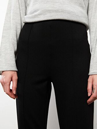 Kadın Standart Fit Düz Pantolon