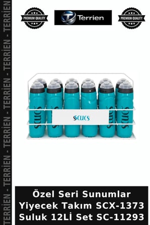 Özel Seri Sunumlar Yiyecek Takım SCX-1373 Suluk 12Lİ Set SC-11293