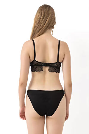 STORMED İç Giyim Kadın Dantelli Desteksiz Sütyen Takımı 3005