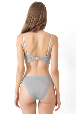 STORMED İç Giyim Kadın Dantelli Desteksiz Sütyen Takımı 3035