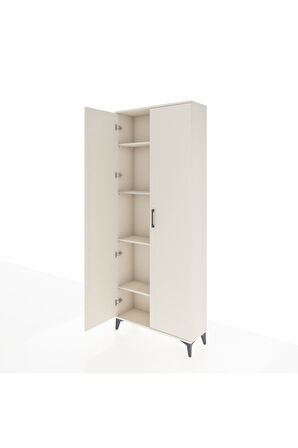 Arges Dolap 4 Raflı 2 Kapaklı 88x30x221 Aytaşı-Aytaşı