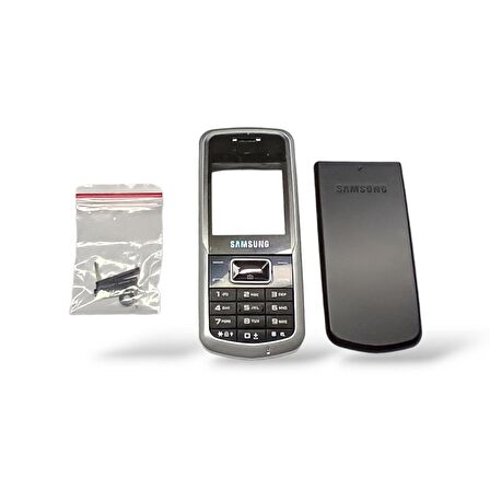 Samsung S3110 Kasa Samsung Galaxy S3110 Uyumlu Siyah Renk Orta Kasa Ön Arka Kapak Tuş Takımı