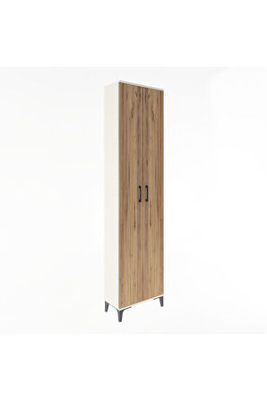 Arges Dolap 4 Raflı 2 Kapaklı 60x30x243 Aytaşı-Çam