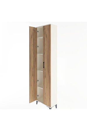 Arges Dolap 4 Raflı 2 Kapaklı 60x30x243 Aytaşı-Çam