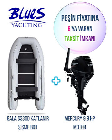 GALA S330D AHŞAP TABANLI + MERCURY 9.9HP