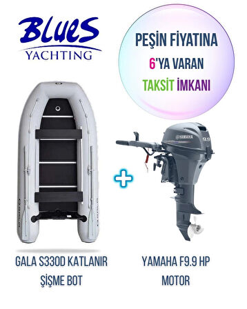 GALA S330D AHŞAP TABANLI + YAMAHA 9.9HP