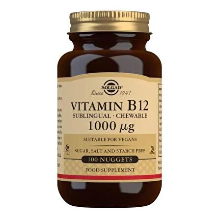 Vitamin B-12 1000 mcg 100 Tablet