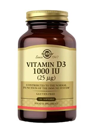 Solgar Vitamin D3 1000 IU 100 Tablet