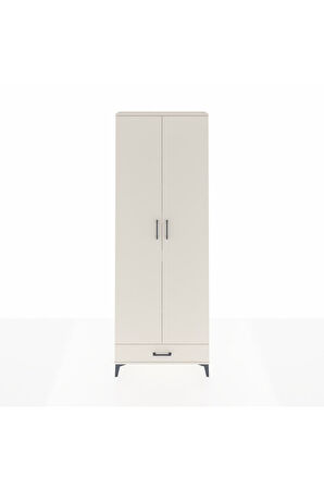 Arges Dolap 6 Raflı Tek Çekmeceli 2 Kapaklı 88x30x243 Aytaşı-Aytaşı