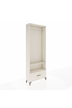Arges Dolap 2 Raflı Tek Çekmeceli Tek Askılı 88x30x243 Aytaşı-Aytaşı
