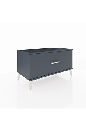 Hyperion Şifonyer Tek Çekmeceli 88x44x48 Antrasit-Antrasit
