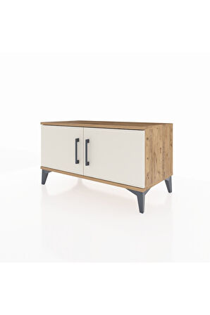 Hyperion Şifonyer Tek Raflı 2 Kapaklı 88x44x48 Çam-Aytaşı