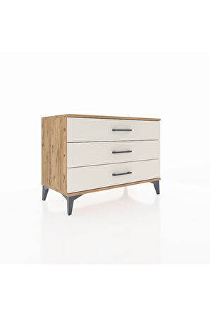 Hyperion Şifonyer 3 Çekmeceli 88x44x64 Çam-Aytaşı