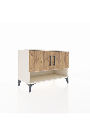 Hyperion Şifonyer 2 Raflı 2 Kapaklı 88x44x64 Aytaşı-Çam