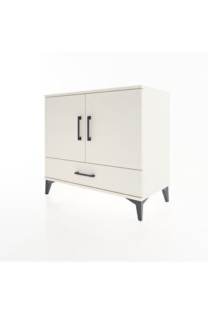 Hyperion Şifonyer Tek Raflı Tek Çekmeceli 2 Kapaklı 88x44x80 Aytaşı-Aytaşı