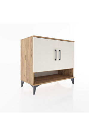 Hyperion Şifonyer Tek Raflı 2 Kapaklı 88x44x80 Çam-Aytaşı