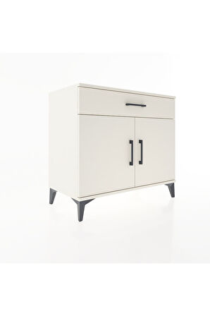 Hyperion Şifonyer 2 Raflı Tek Çekmeceli 2 Kapaklı 88x44x80 Aytaşı-Aytaşı