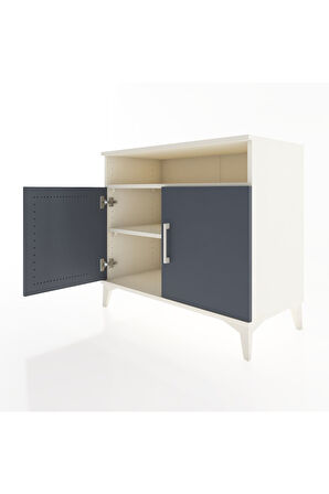 Hyperion Şifonyer 2 Raflı 2 Kapaklı 88x44x80 Aytaşı-Antrasit