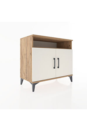 Hyperion Şifonyer 2 Raflı 2 Kapaklı 88x44x80 Çam-Aytaşı