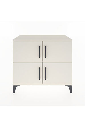 Hyperion Şifonyer Tek Raflı 4 Kapaklı 88x44x80 Aytaşı-Aytaşı