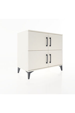 Hyperion Şifonyer Tek Raflı 4 Kapaklı 88x44x80 Aytaşı-Aytaşı