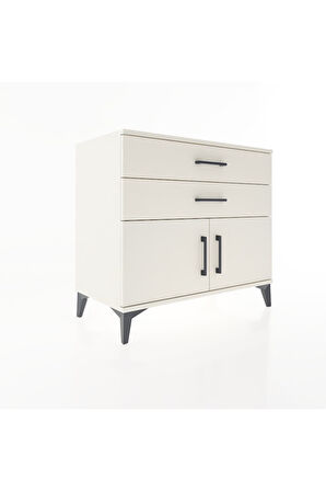 Hyperion Şifonyer Tek Raflı 2 Çekmeceli 2 Kapaklı 88x44x80 Aytaşı-Aytaşı