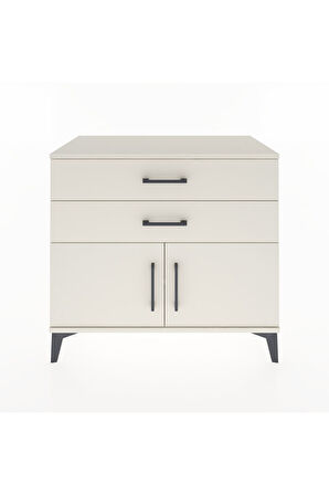 Hyperion Şifonyer Tek Raflı 2 Çekmeceli 2 Kapaklı 88x44x80 Aytaşı-Aytaşı