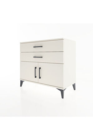 Hyperion Şifonyer Tek Raflı 2 Çekmeceli 2 Kapaklı 88x44x80 Aytaşı-Aytaşı