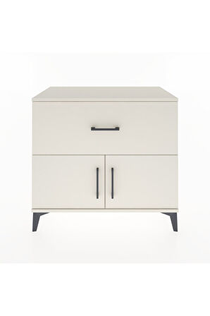 Hyperion Şifonyer Tek Çekmeceli 2 Kapaklı 88x44x80 Aytaşı-Aytaşı