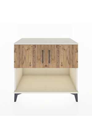 Hyperion Şifonyer 2 Raflı 2 Kapaklı 88x44x80 Aytaşı-Çam