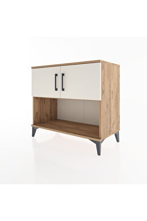 Hyperion Şifonyer 2 Raflı 2 Kapaklı 88x44x80 Çam-Aytaşı