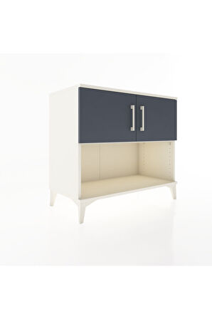 Hyperion Şifonyer Tek Raflı 2 Kapaklı 88x44x80 Aytaşı-Antrasit