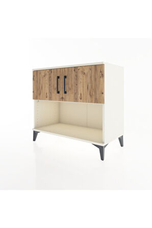 Hyperion Şifonyer Tek Raflı 2 Kapaklı 88x44x80 Aytaşı-Çam
