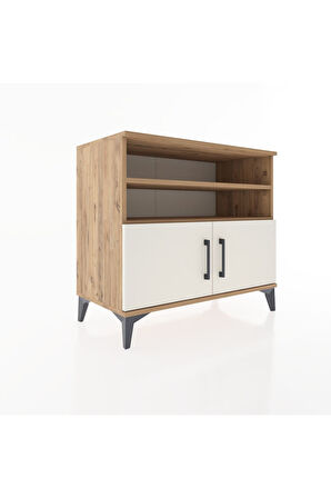Hyperion Şifonyer 2 Raflı 2 Kapaklı 88x44x80 Çam-Aytaşı