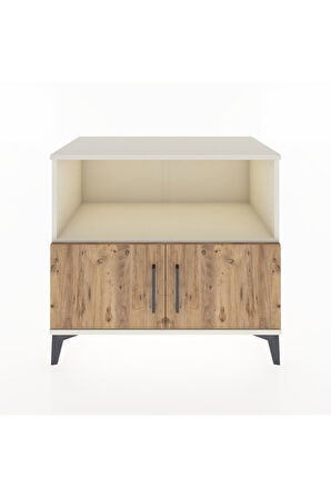 Hyperion Şifonyer 2 Raflı 2 Kapaklı 88x44x80 Aytaşı-Çam