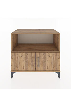 Hyperion Şifonyer Tek Raflı 2 Kapaklı 88x44x80 Çam-Çam