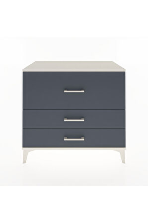 Hyperion Şifonyer 3 Çekmeceli 88x44x80 Aytaşı-Antrasit