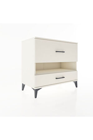 Hyperion Şifonyer Tek Raflı 2 Çekmeceli 88x44x80 Aytaşı-Aytaşı