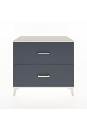 Hyperion Şifonyer 2 Çekmeceli 88x44x80 Aytaşı-Antrasit